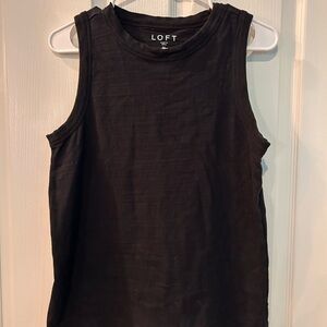 LOFT Black Tank Top